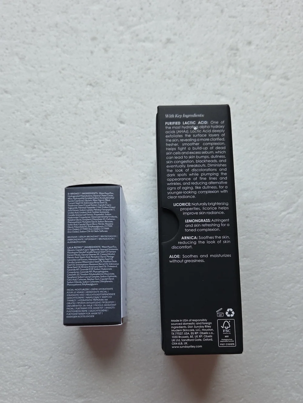 Sunday Riley Good Genes Lactic Acid 30ml + Drunk Elephant D-Bronzi Drops 30ml
